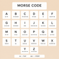 Gepersonaliseerde Morse Code Ketting