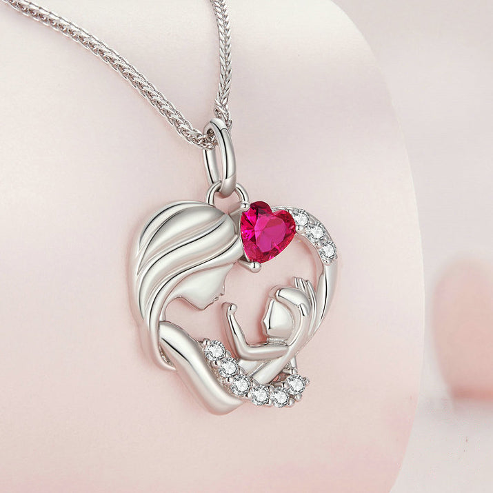 Mother's Hug Heart Necklace