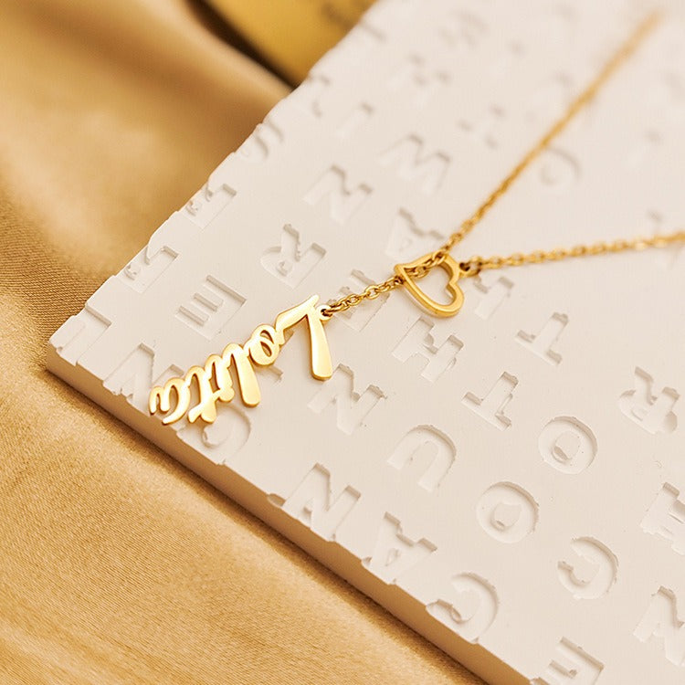 Gepersonaliseerde Modieuze Naam Ketting