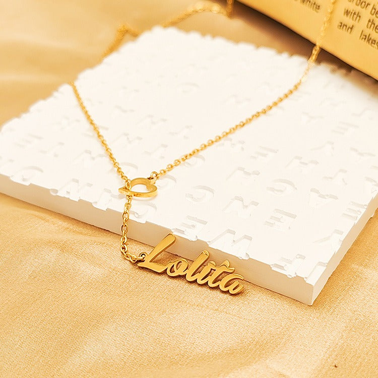 Gepersonaliseerde Modieuze Naam Ketting