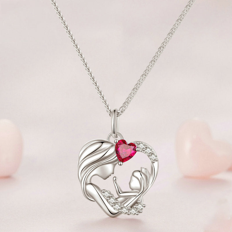 Mother's Hug Heart Necklace