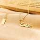 Gepersonaliseerde Modieuze Naam Ketting