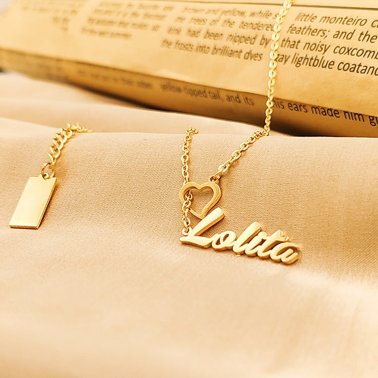 Gepersonaliseerde Modieuze Naam Ketting