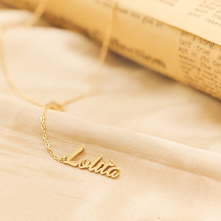 Gepersonaliseerde Modieuze Naam Ketting