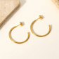 Elegant Large Open Hoop Earrings