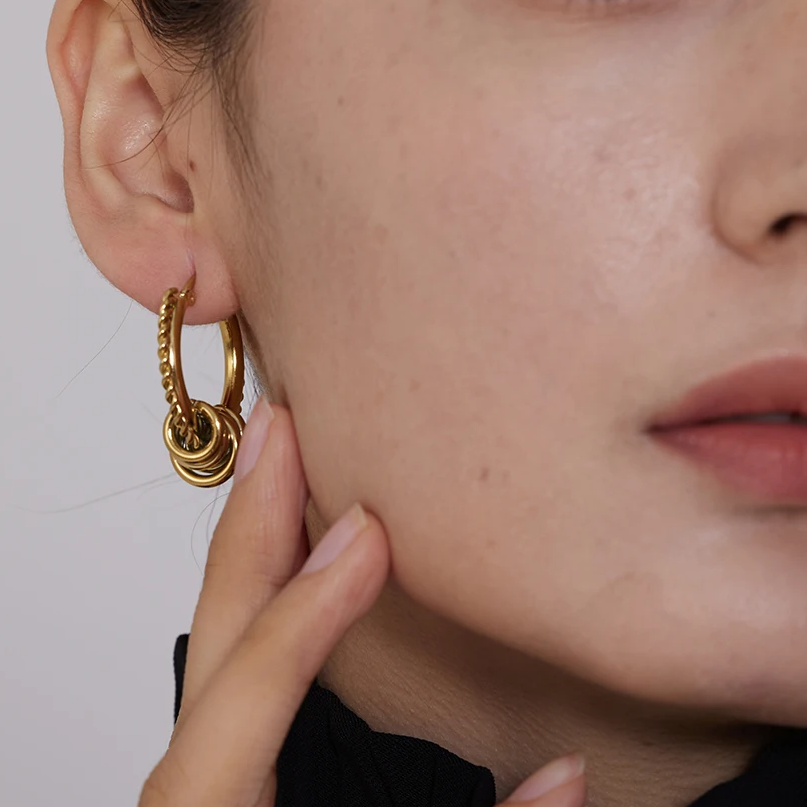 Unique Cluster Earrings