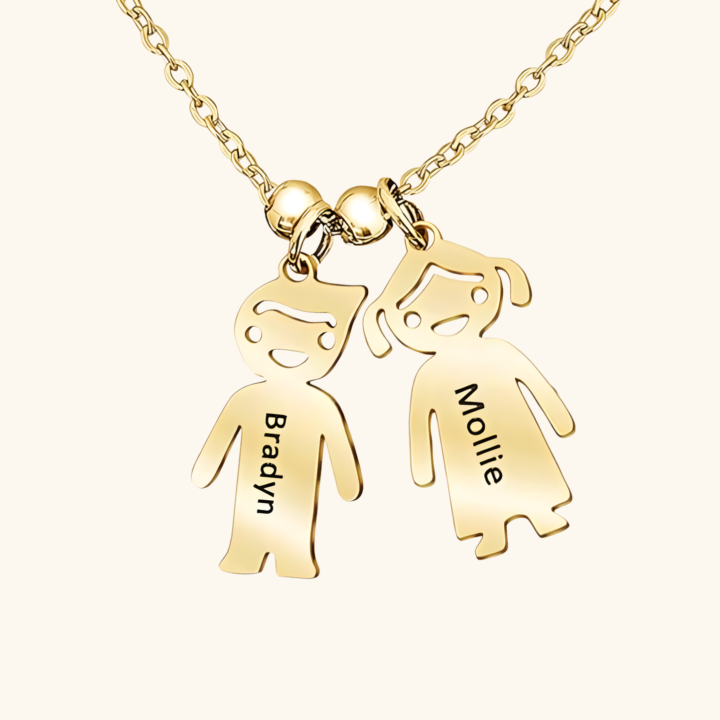Graveerbare Kinder Bedel Ketting