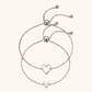 Elegante Matching Hartjes Armband