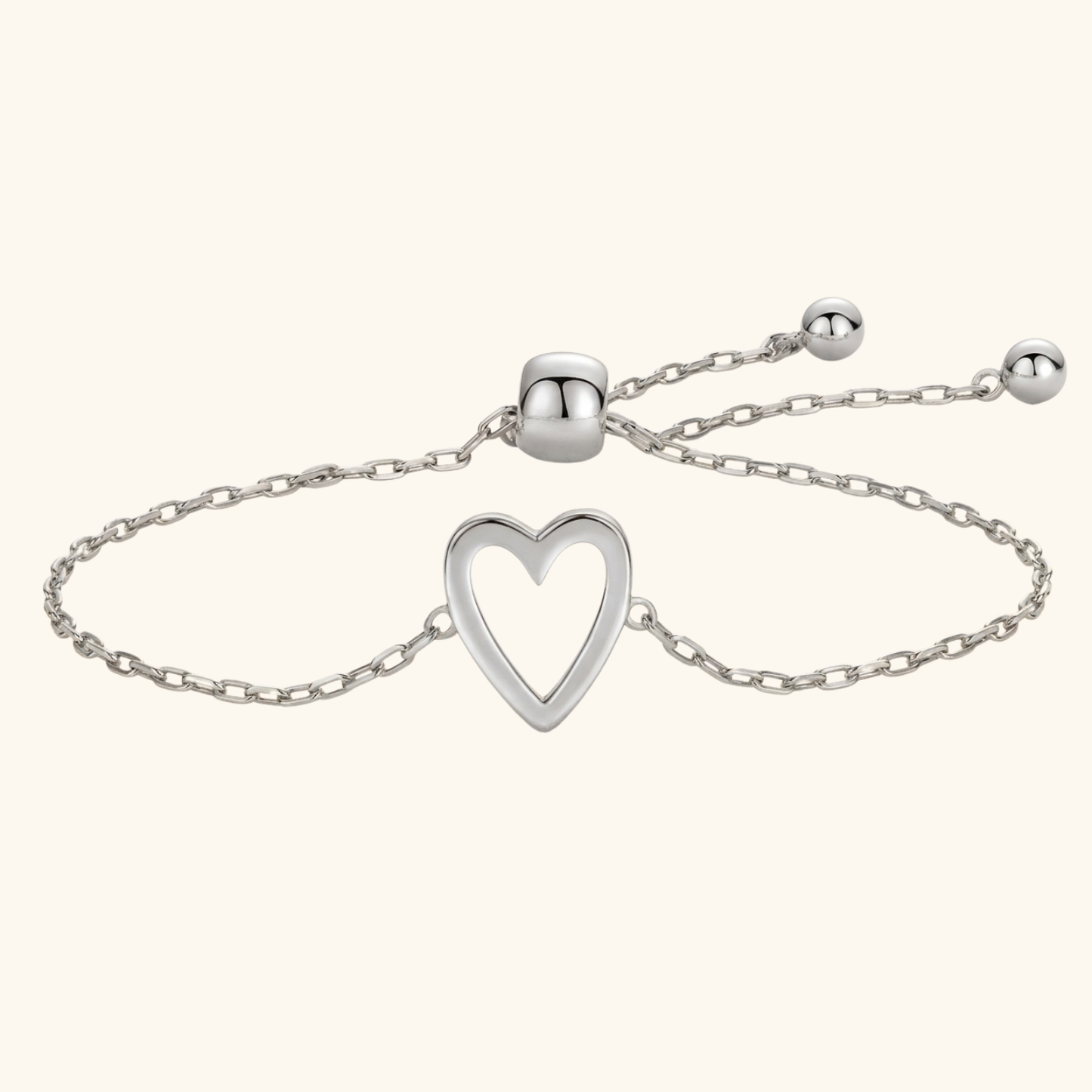 Elegante Matching Hartjes Armband