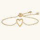 Elegante Matching Hartjes Armband