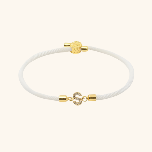 Elegante Initialen Bedel Armband