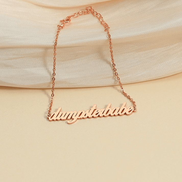 Personalized Name Anklet