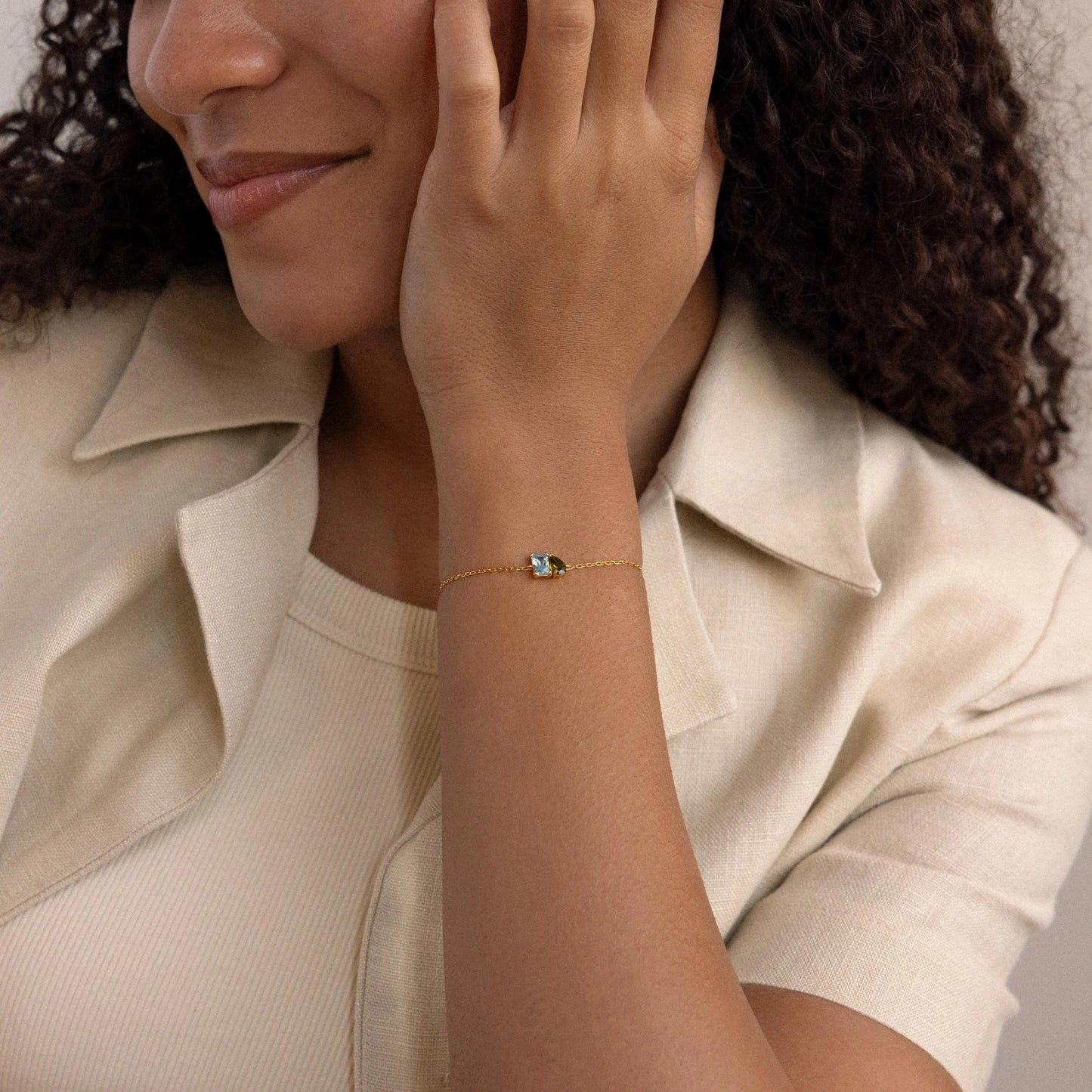 Voor Altijd Verbonden Geboortesteen Armband