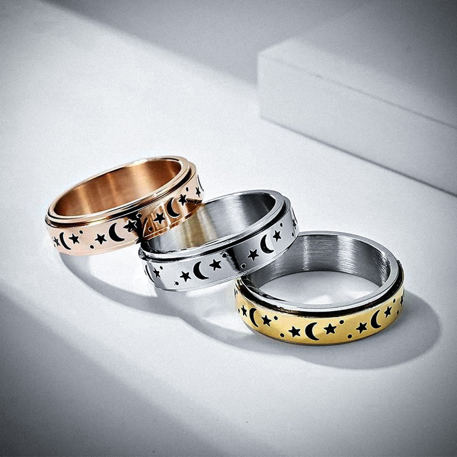 Fidget Ring Fenna Parel Anti Stress Fidget Ring – Virelle