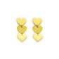 Triple Heart Statement Earrings