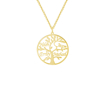 Aanpasbare Namen Stamboom Ketting
