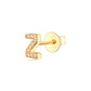 Stud Initialen Oorbellen