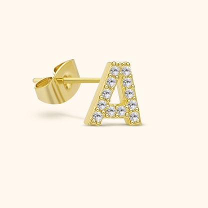 Stud Initialen Oorbellen