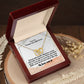 For the woman of my life - I love you - Heart necklace