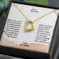 Lieve Mama | Ik hou van je  | Liefs, je zoon | Hart Ketting